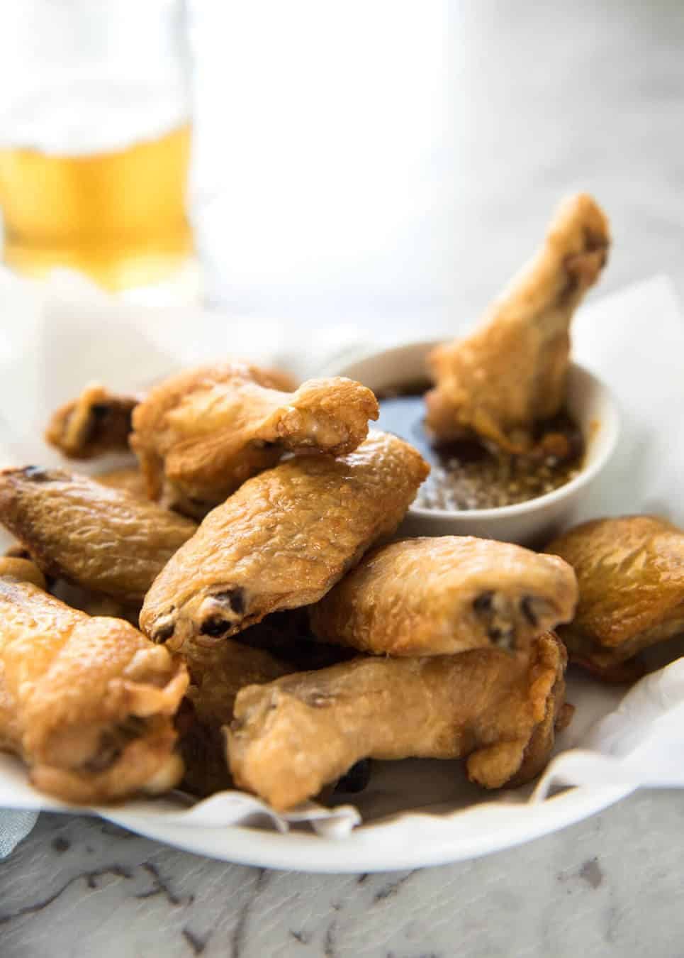 These oven baked wings are so crispy, you will think they've been deep fried! You will be shocked how easy these are to make! staging.recipetineats.com