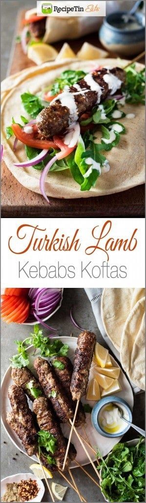 Turkish Lamb Kebab Koftas - Simple to make, exotic and fragrant, 30 minutes from start to finish!