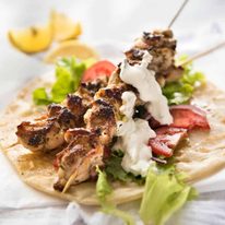 Chicken Souvlaki - Made with chicken marinated in lemon, garlic and oregano, it's so easy to make this Greek favourite at home! staging.recipetineats.com