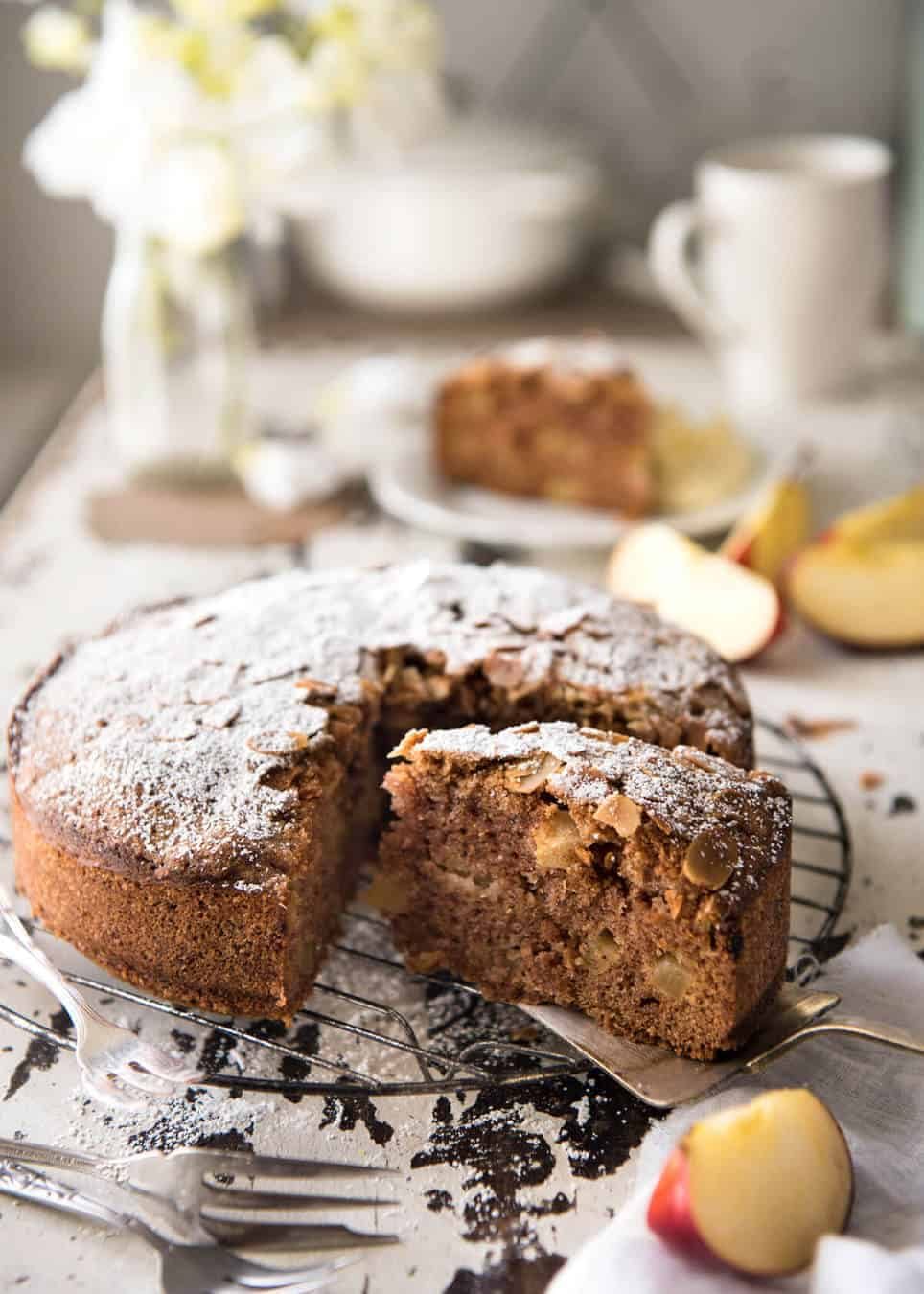 Hands down, the easiest and BEST Apple Cake recipe you will ever try! Made with fresh apples, no electric mixer required to make this beautiful moist cake. staging.recipetineats.com