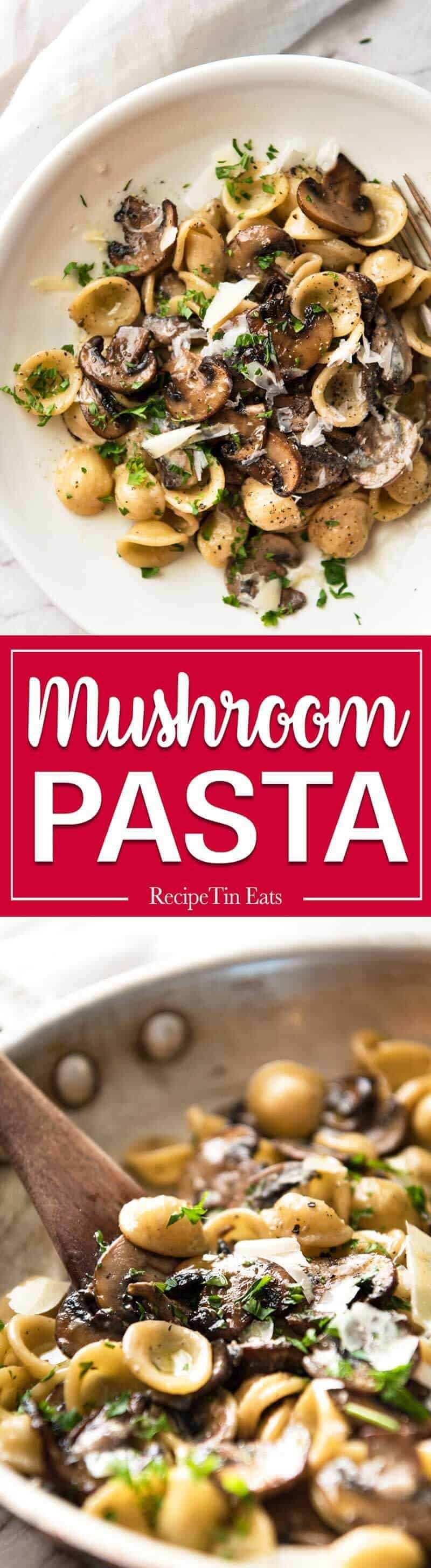 A spectacular way to use mushrooms - in this tasty, juicy Mushroom pasta made the classic Italian way. 15 minute dinner! staging.recipetineats.com