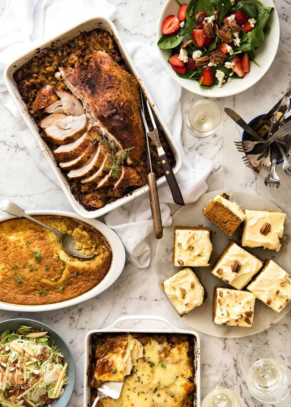 Easy Thanksgiving Menu - Cajun style! staging.recipetineats.com