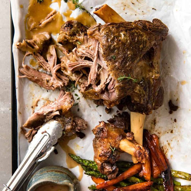 The most succulent and easiest lamb leg ever, this Slow Cooker Roast Lamb Leg takes minutes to prepare. The gravy is incredible! staging.recipetineats.com