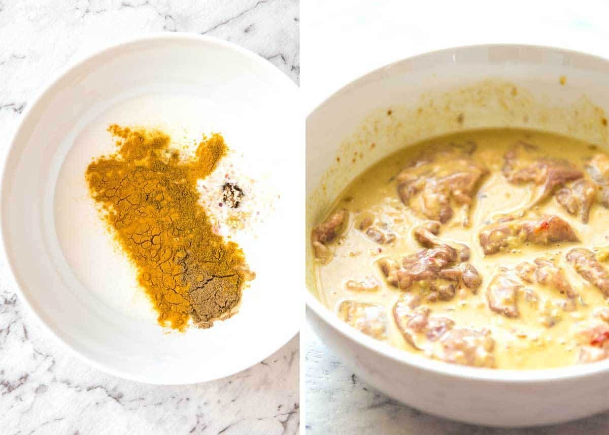 Thai Coconut Chicken - Chicken marinated in a sensational Thai coconut marinade. Great for BBQ, stove or roasting. staging.recipetineats.com