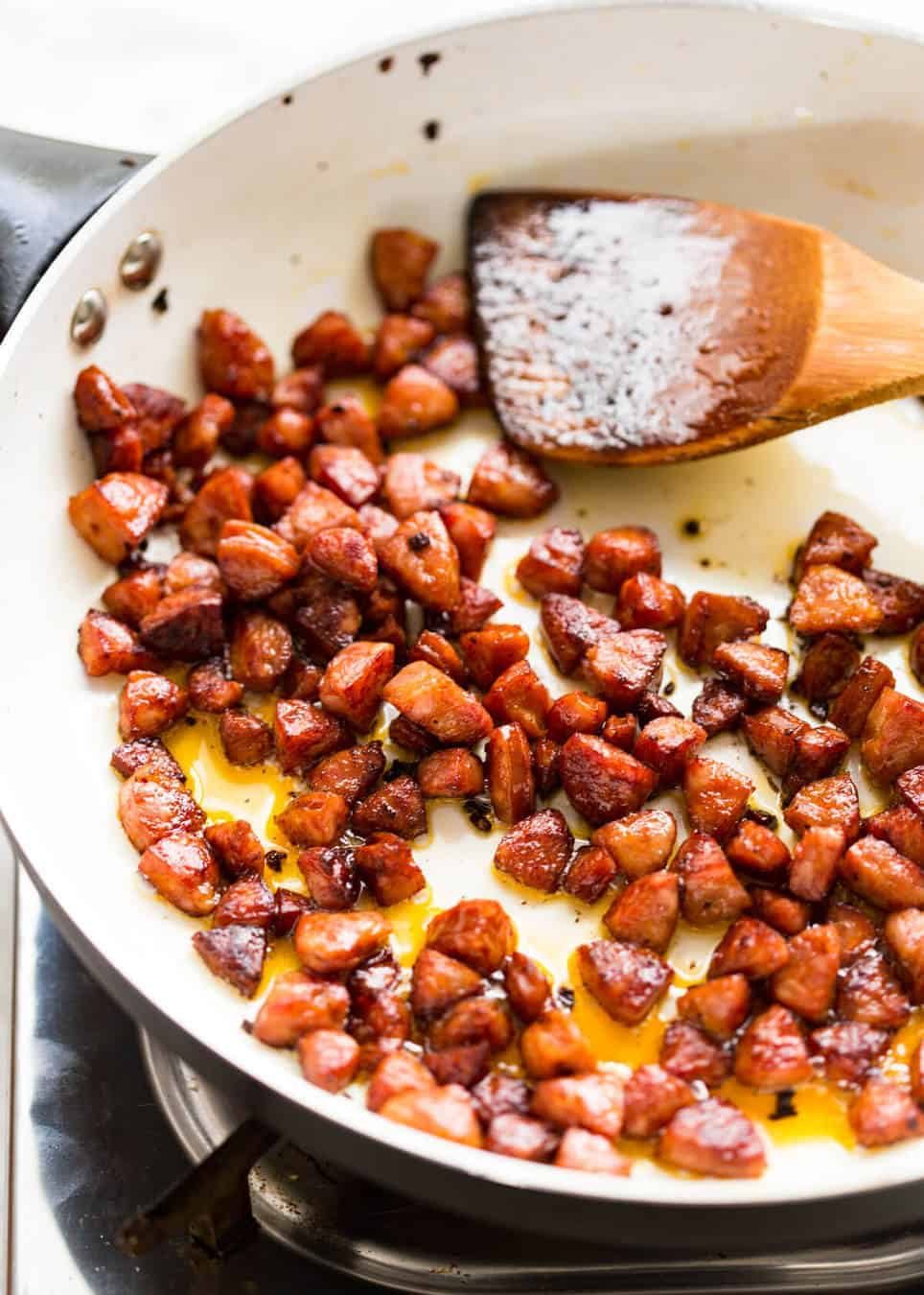 I call this a PIG OUT Salsa. Sensible people would call it an Chorizo, Black Bean and Corn Salsa. :) staging.recipetineats.com