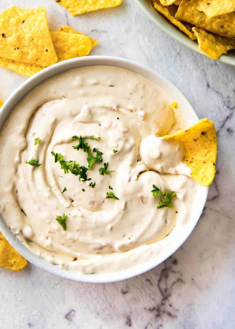 French Onion Dip Mix - throwback from the 80's I'll never stop making, made with French Onion Soup Mix. recipetineats.com