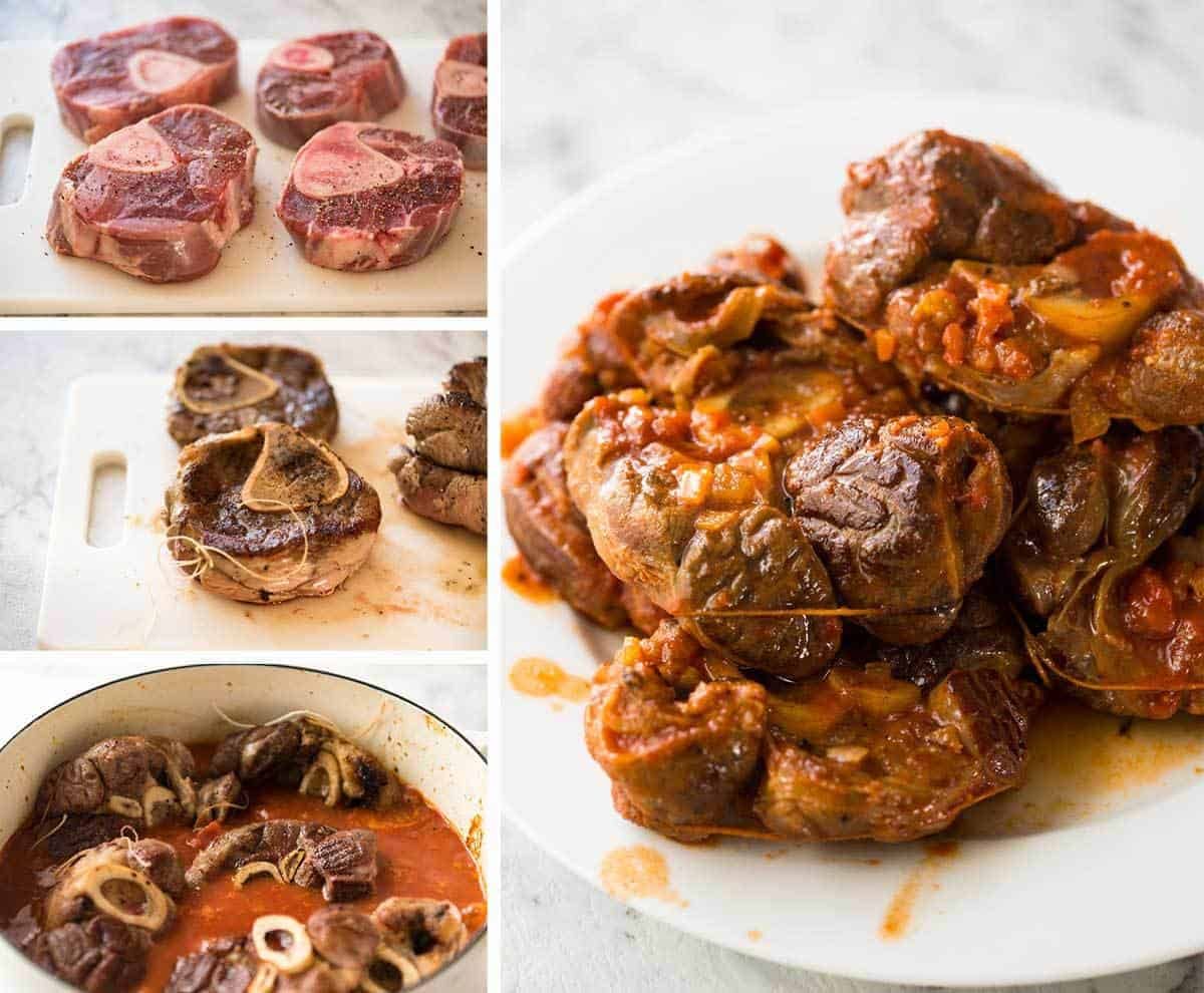 Fork tender veal braised in a rich red sauce, Osso Buco is a meal fit for a king! staging.recipetineats.com