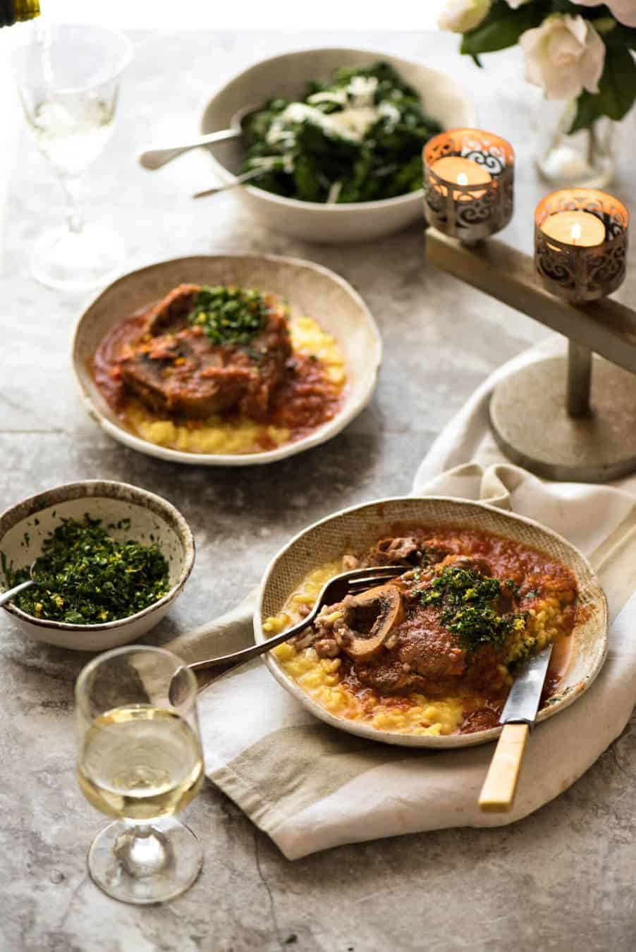 Fork tender veal braised in a rich red sauce, Osso Buco is a meal fit for a king! staging.recipetineats.com