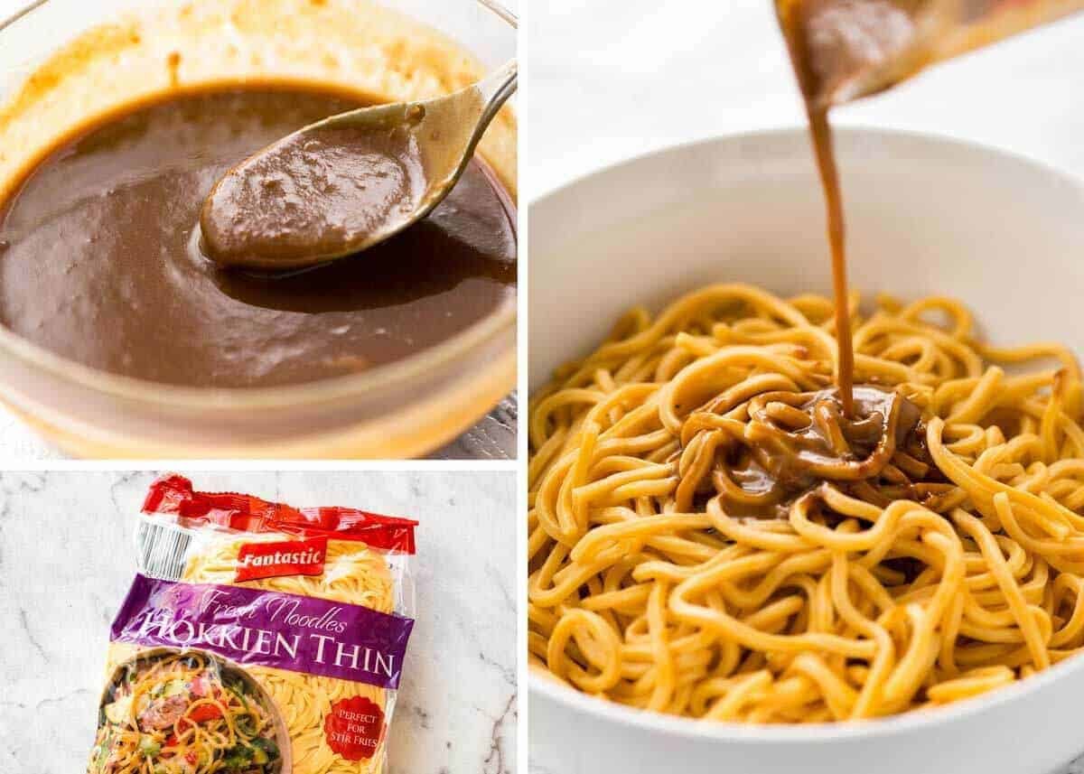 Sesame Noodles - noodles tossed with a wicked Asian Sesame Peanut Dressing. Serve these as Cold Sesame Noodles or warm. staging.recipetineats.com