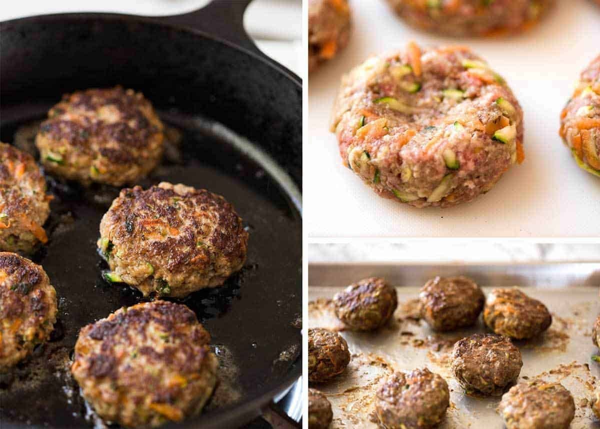 This is how to make plump, juicy, extra tasty rissoles with hidden veggies! staging.recipetineats.com