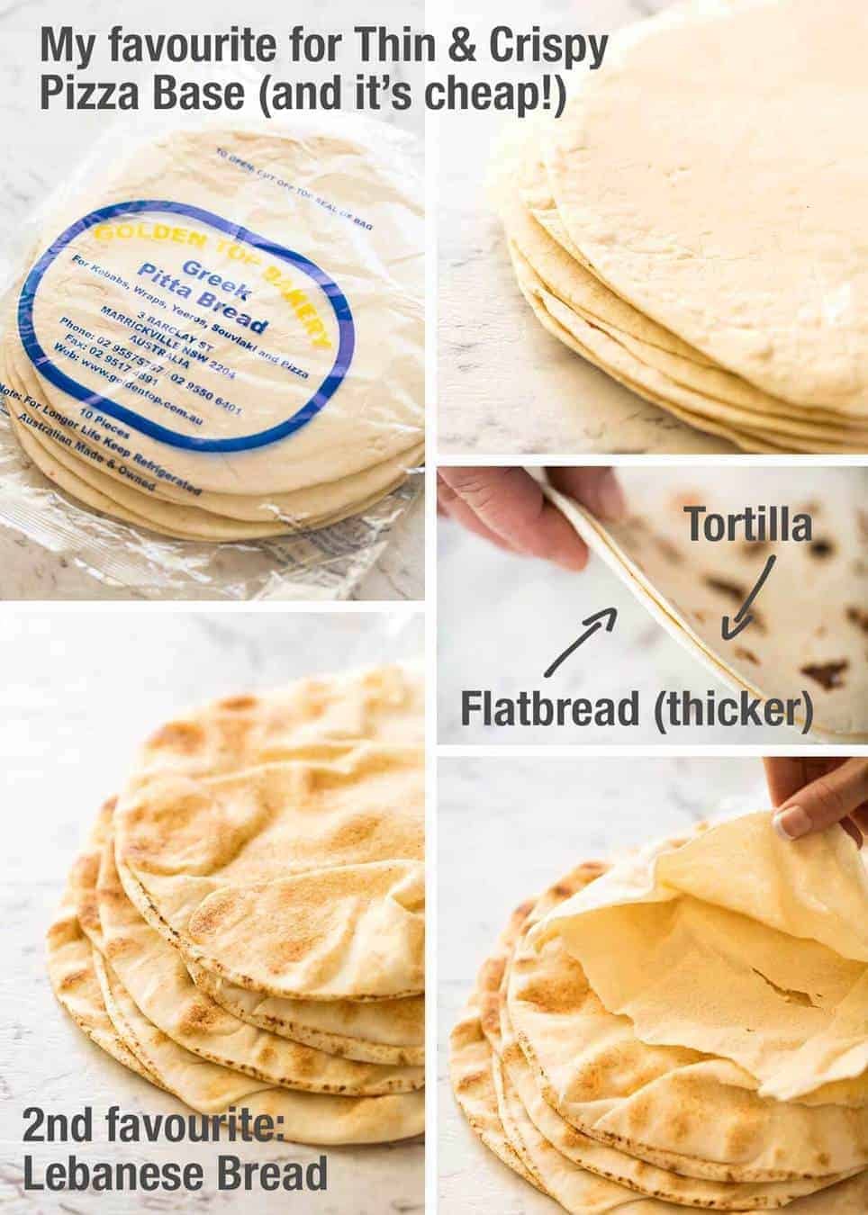 Best Flatbread for Pizza staging.recipetineats.com