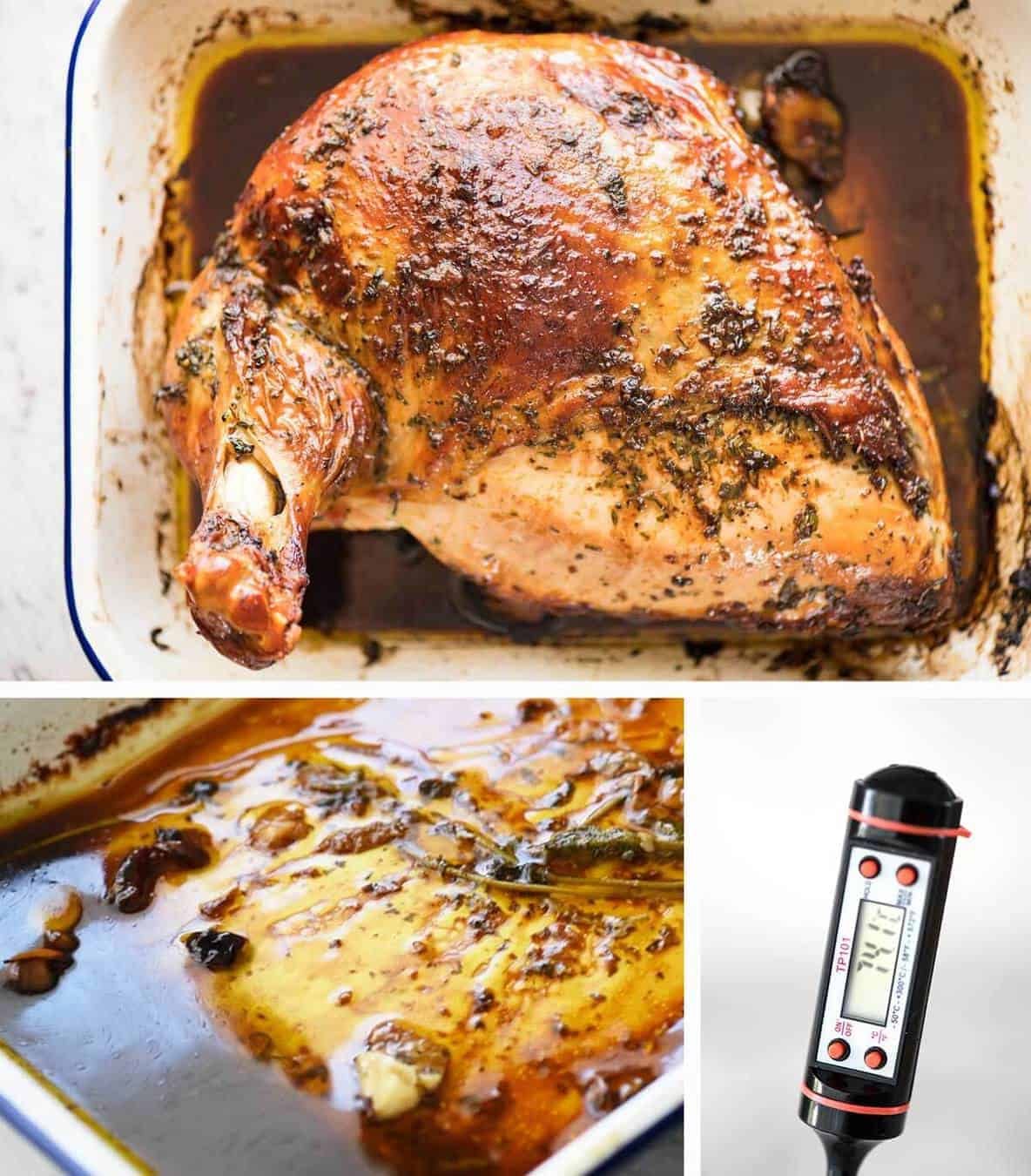 How to make turkey with herb butter under the skin (quick video tutorial provided) staging.recipetineats.com