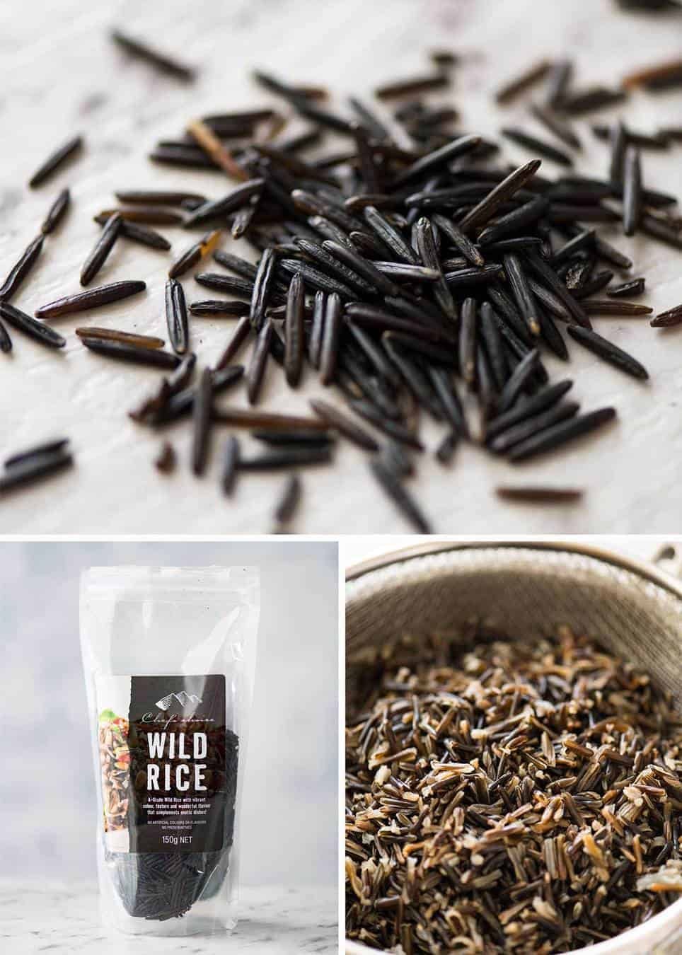 Wild Rice is actually a grain, not rice. It tastes nuttier and toasted, much more flavour than rice! staging.recipetineats.com
