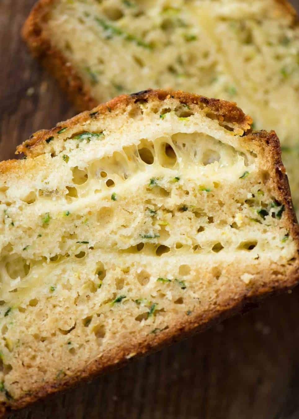 A Cheesy Zucchini Bread that's quick to make (no yeast) and is so moist, you'll scoff it down even without slathering it with butter! staging.recipetineats.com