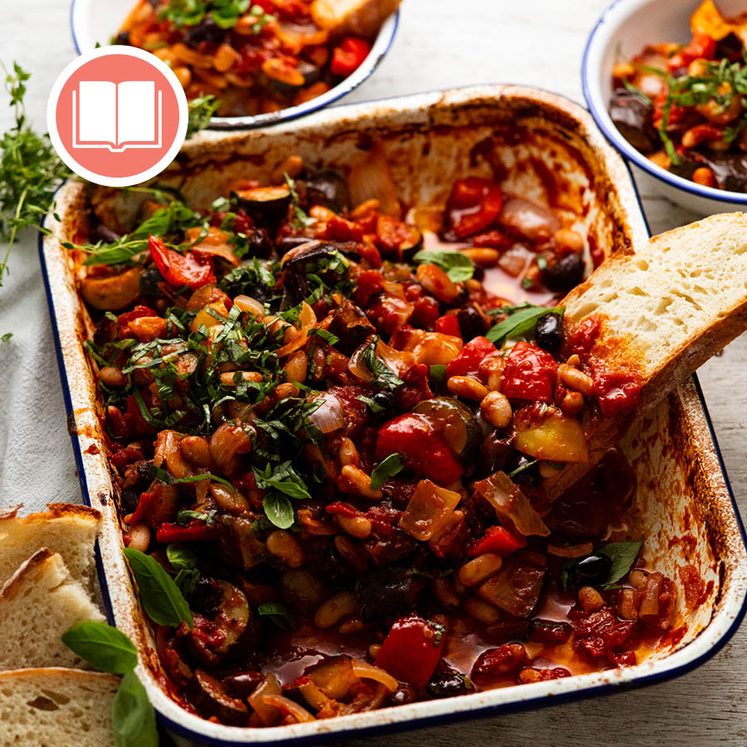 Baked ratatouille from RecipeTin Eats "Dinner" cookbook by Nagi Maehashi