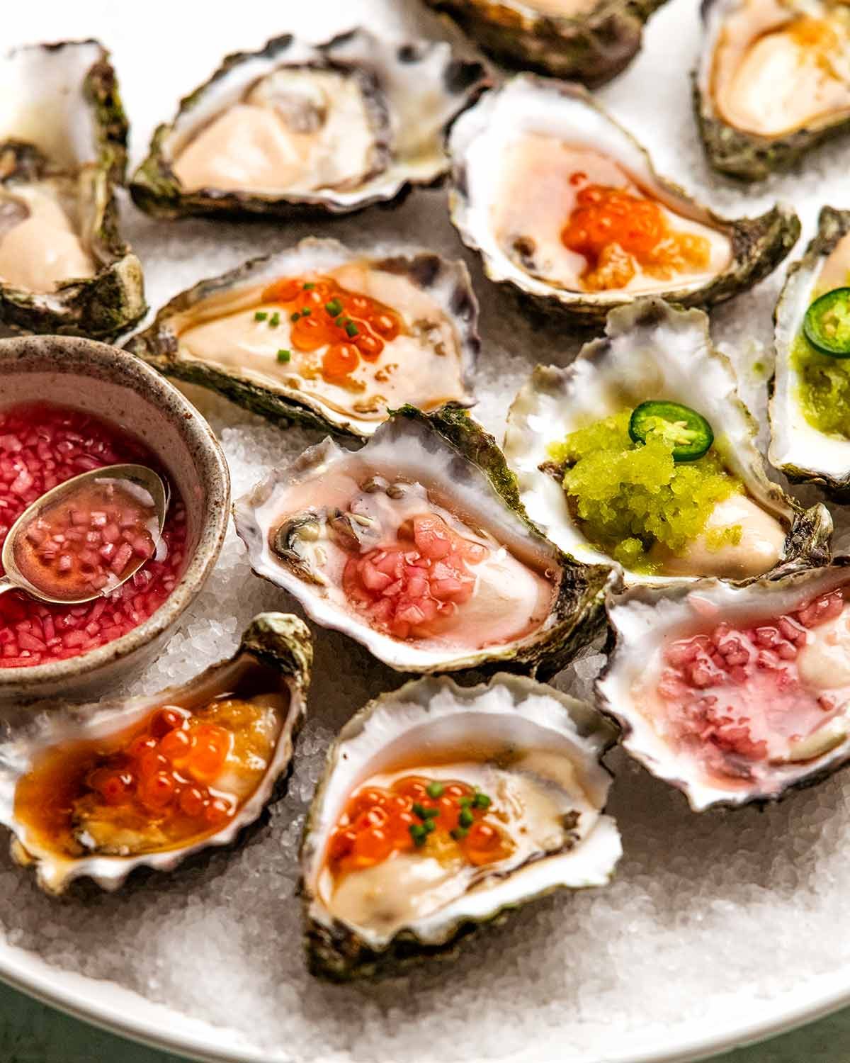 Sauces for oysters