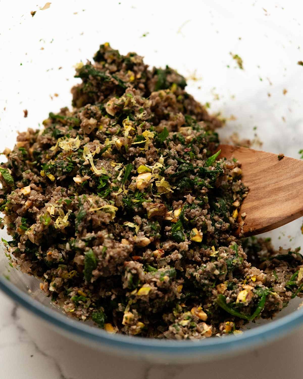 Easter stuffed lamb