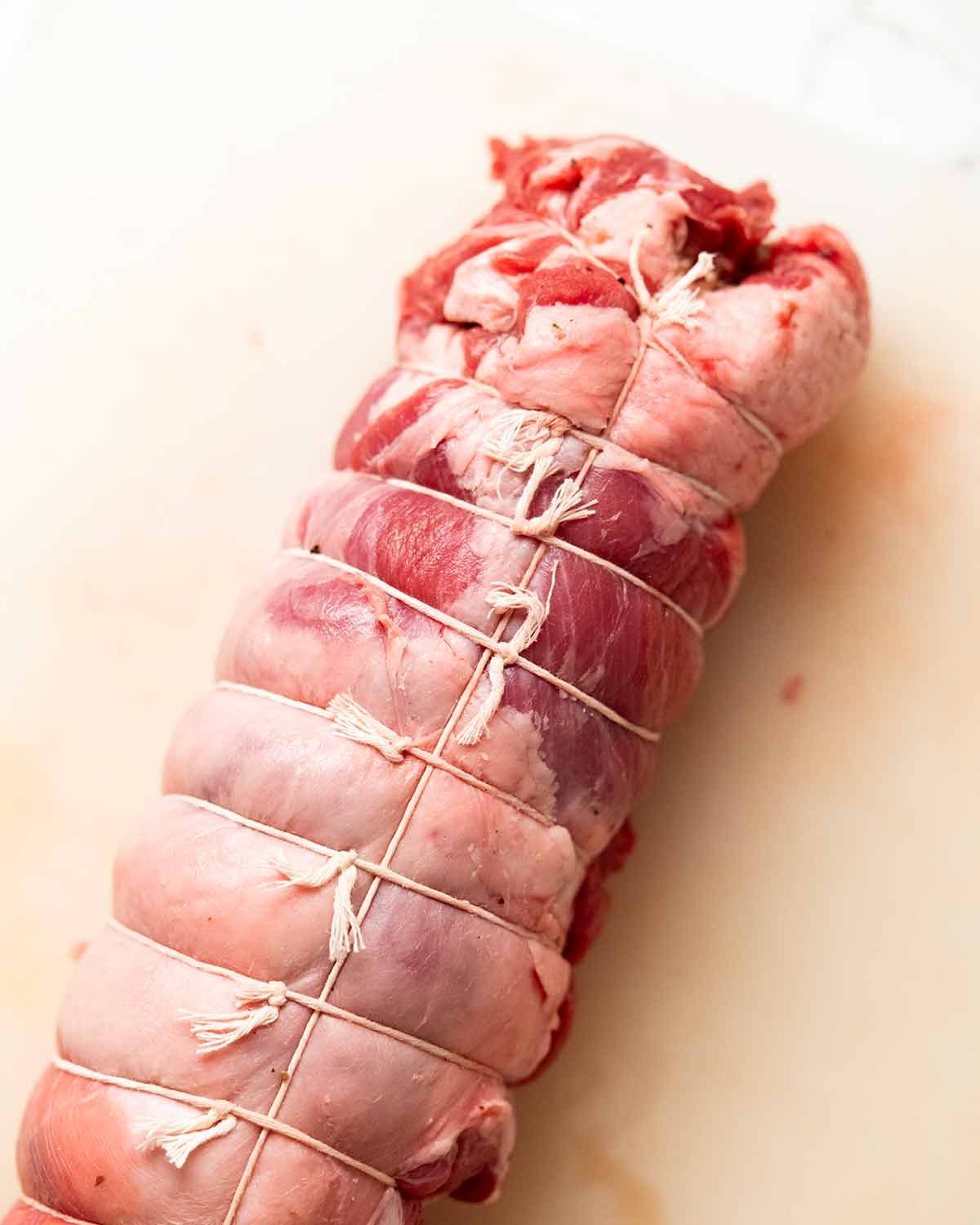 Easter stuffed lamb