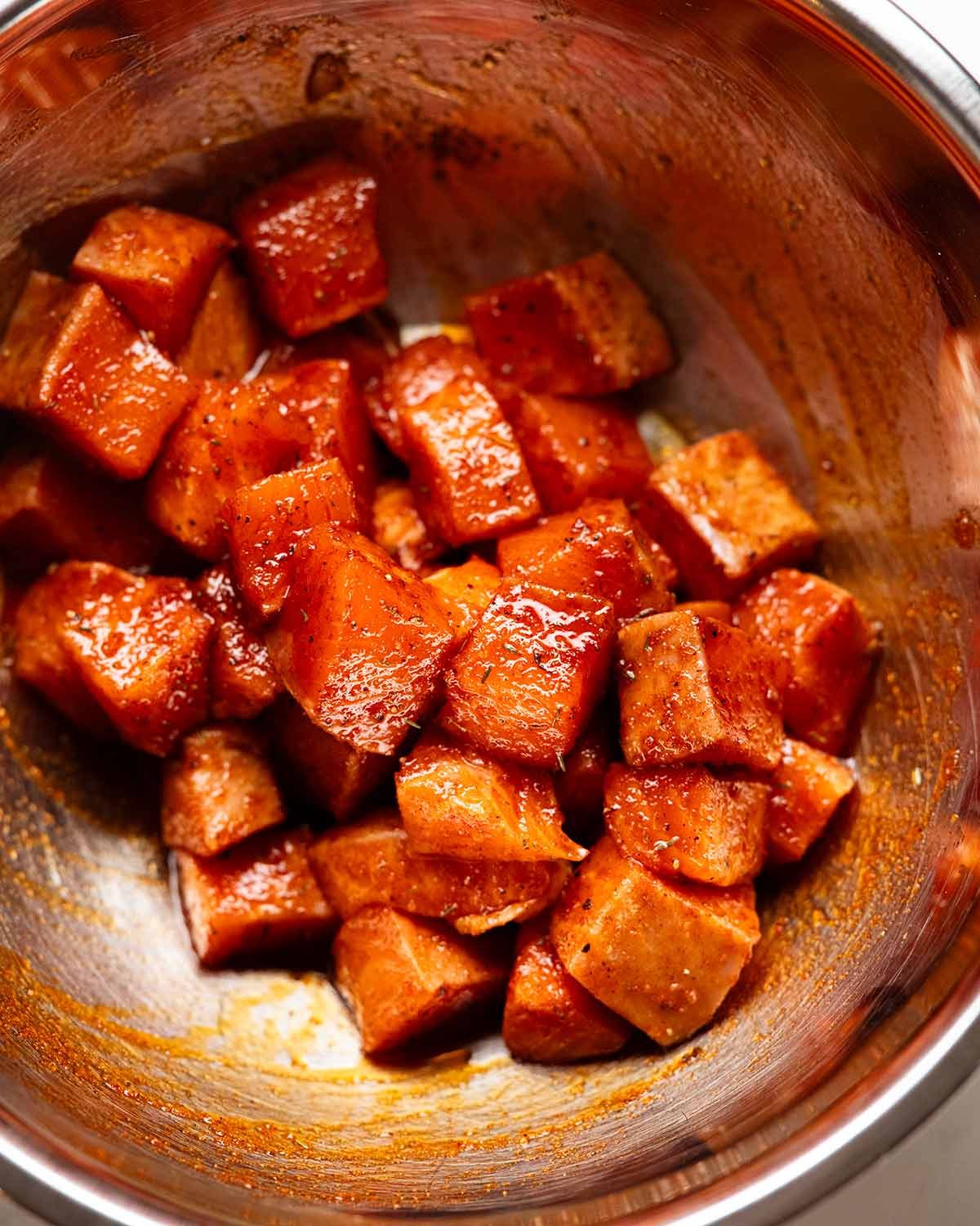 Cajun baked salmon