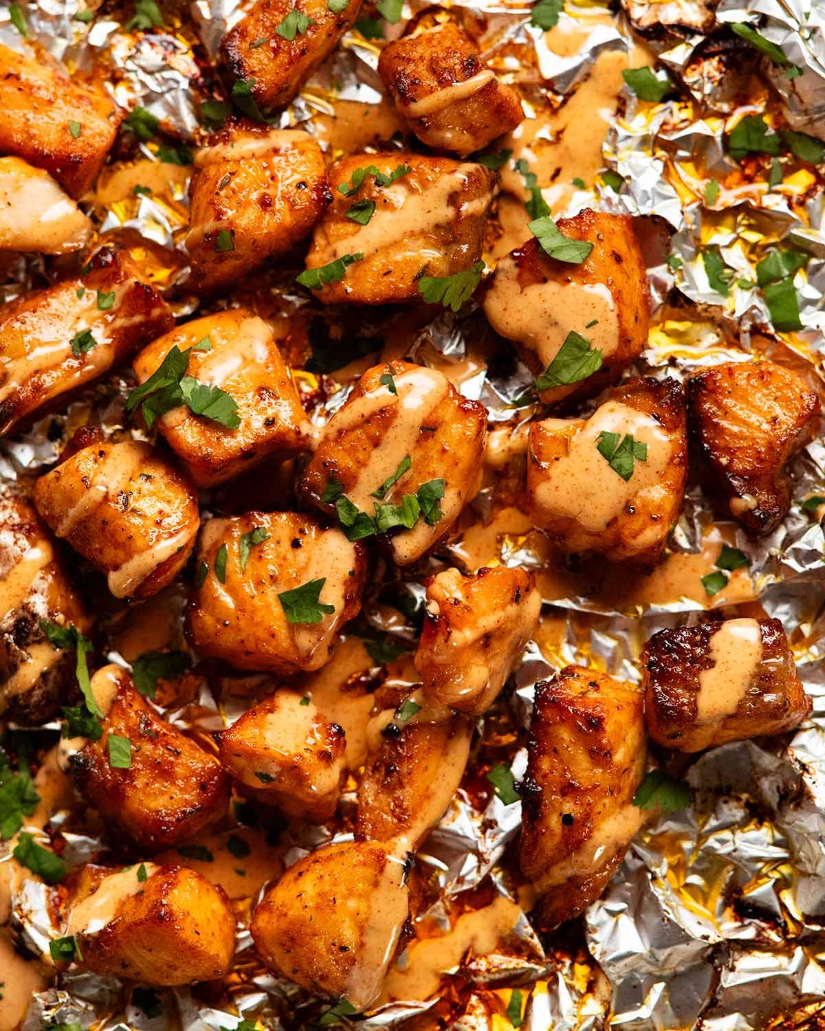 Cajun baked salmon