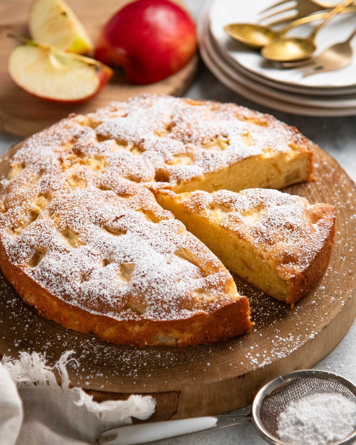 French apple cake