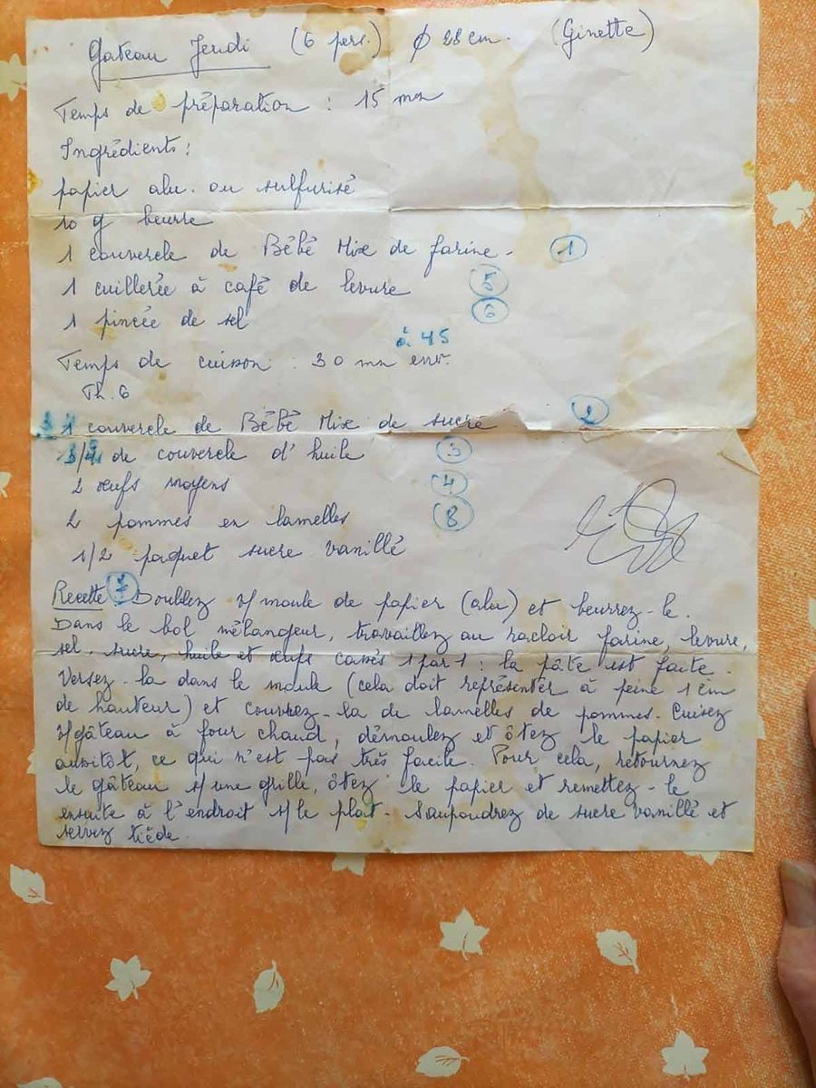 French apple cake mom recipe