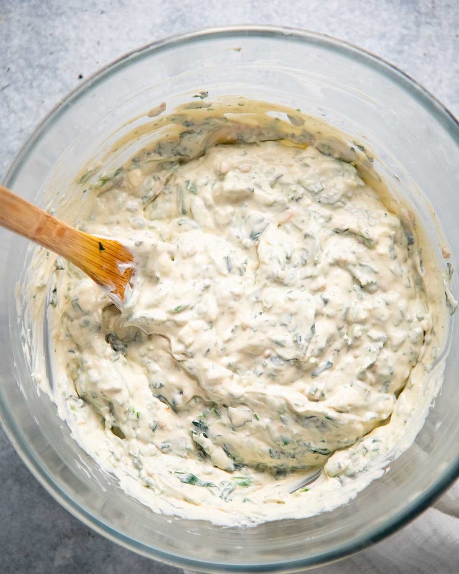 Spinach French Onion Cob Dip